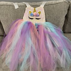 Girls unicorn dress