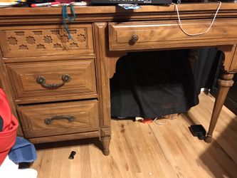 Desk and chair $50 or best offer ask