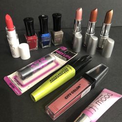 Lot 11 Bundle Lipstick Nail Polish Lipgloss Mascara.  