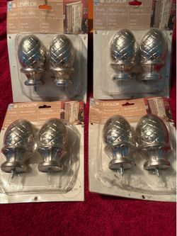 Decorative Finials for Curtain Rod