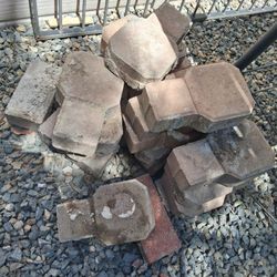 Free Used Pavers. Take Them All!!