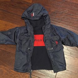 Boys Polo Jacket Sz 4T