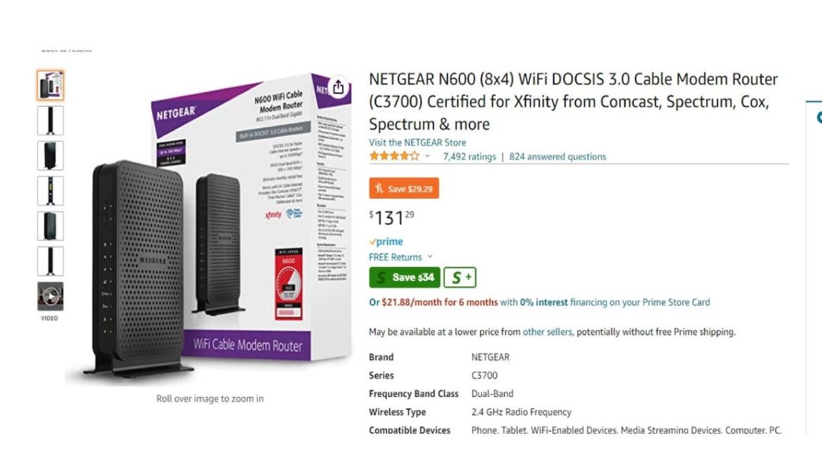 Netgear Modem & Router