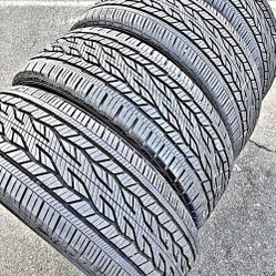 275-60R20 Continental Tires Set En Excelente Condición 80%life