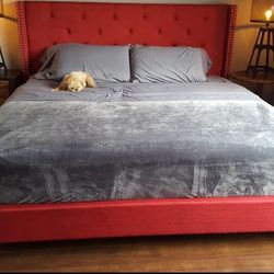 King Bed With 14 Inch Hybrid Mattress