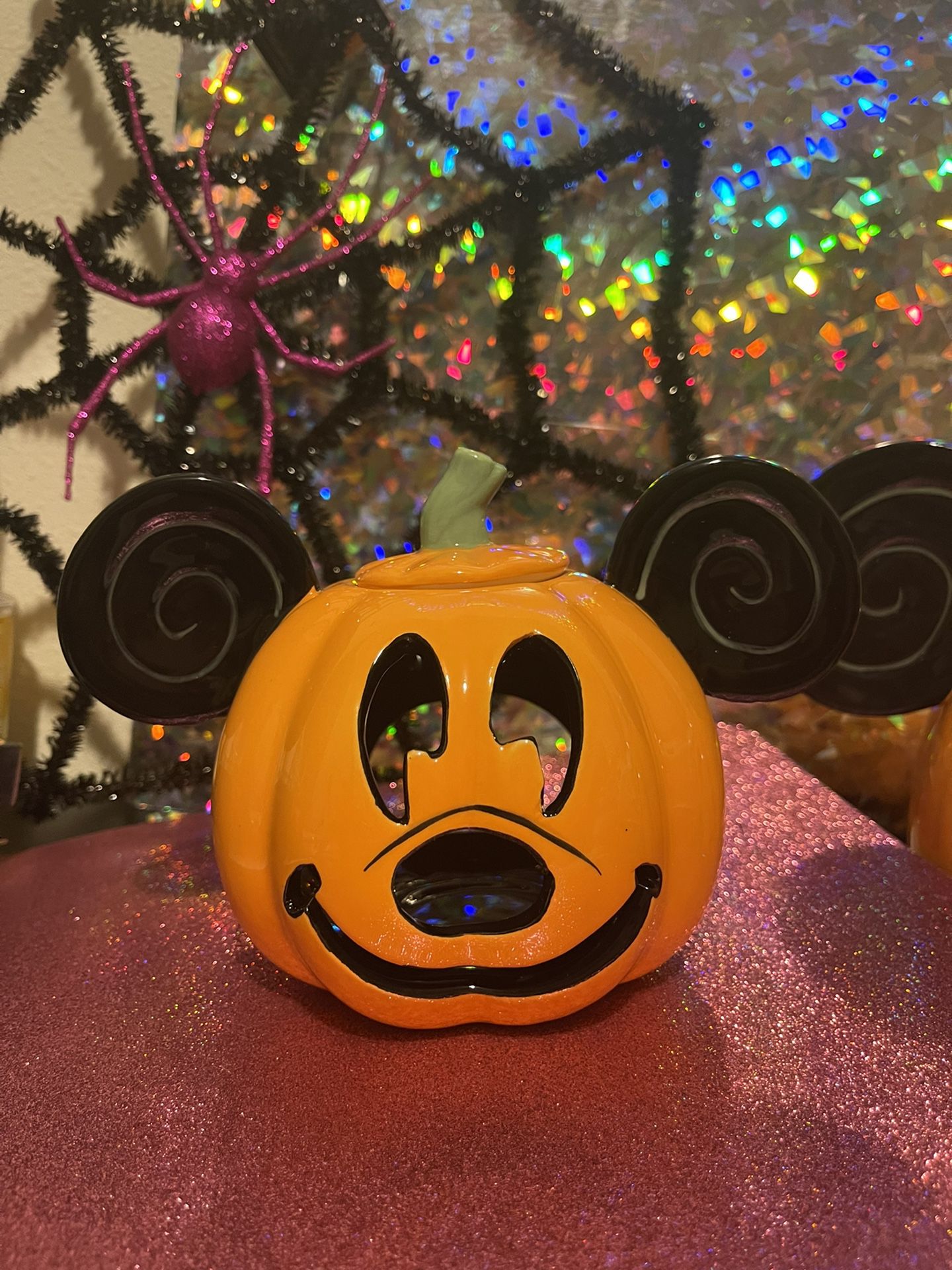 Disney 🎃Mickey Mouse Pumpkin Tealight Medium 