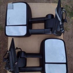 14-18 Chevrolet Silverado 14-20 Gmc Sierra Towing Mirrors Espejos Retrovisores Chevy