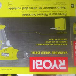 RYOBI CORDED DRILL USED ONCE STILL HAVE ORIGINAL BOX MAKE OFFER $$