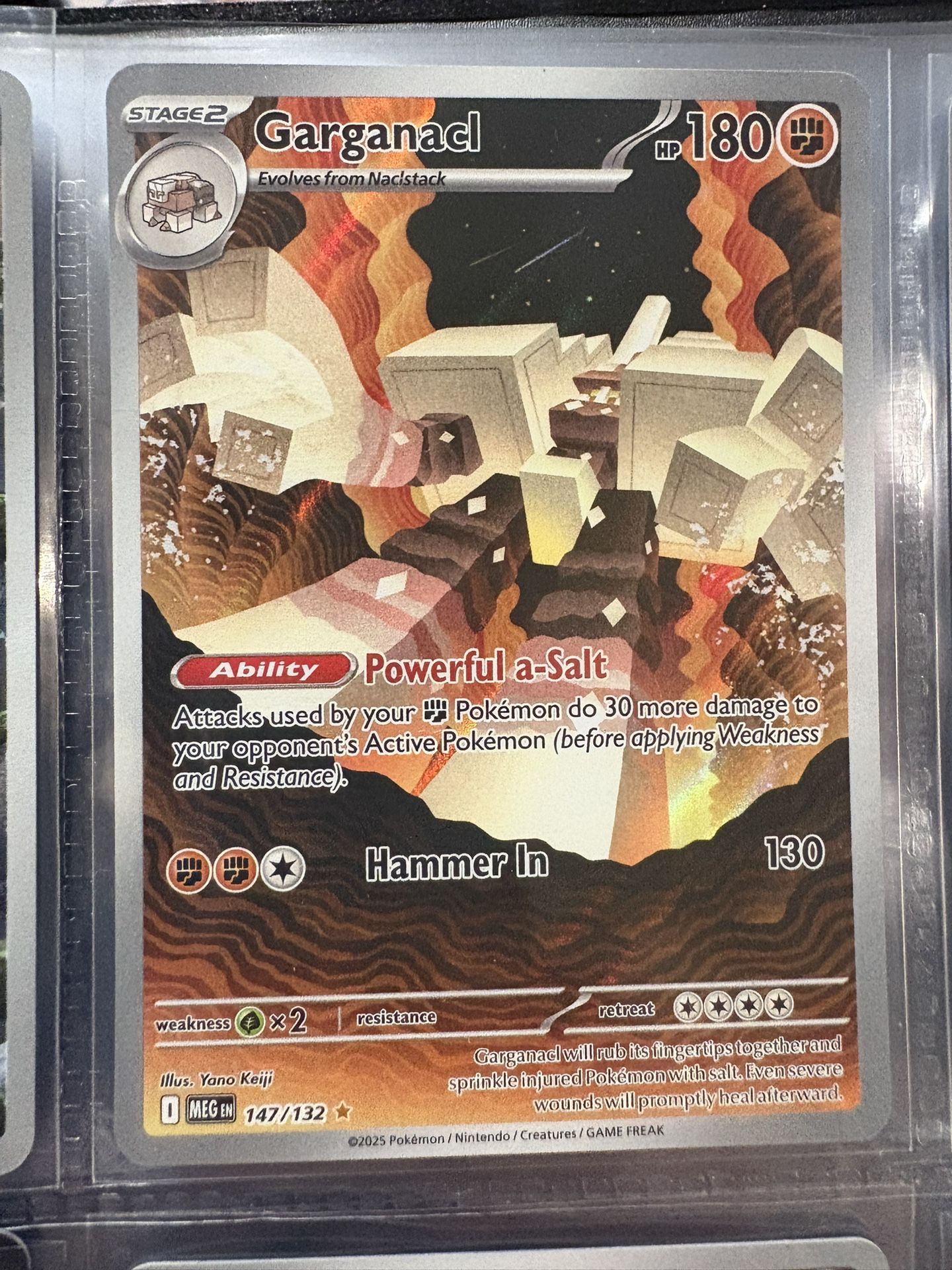 Garganacl #147 Mega Evolution English