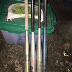 Nice Softball Bats 33” Only $30 each firm