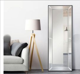 Olivia Beveled Glass Floor Mirror