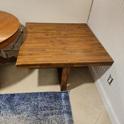 42"x42" Solid Wood Coffee Table