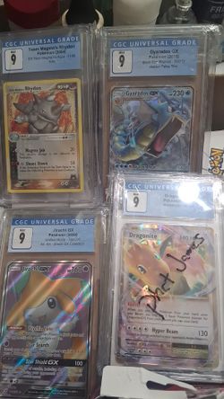 Pokemon Cards Graded And Ungraded