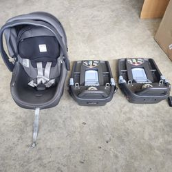 Peg Perego Viaggio 4-35 Infant Car Seat With 2 Bases