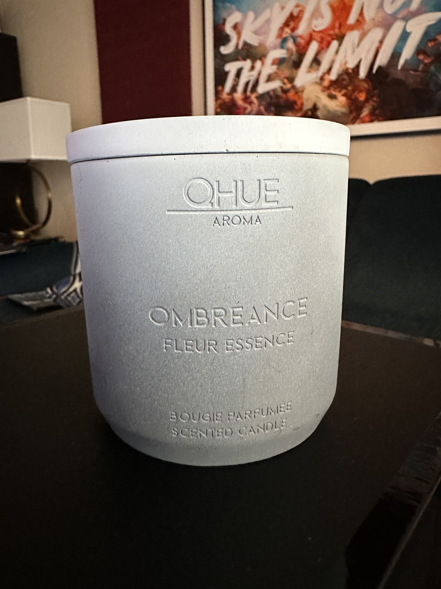 Fleur Essence Fruity/Floral/Woody 12oz Soy Wax Candle By Qhue