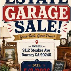 ESTATE GARAGE SALE!!! 