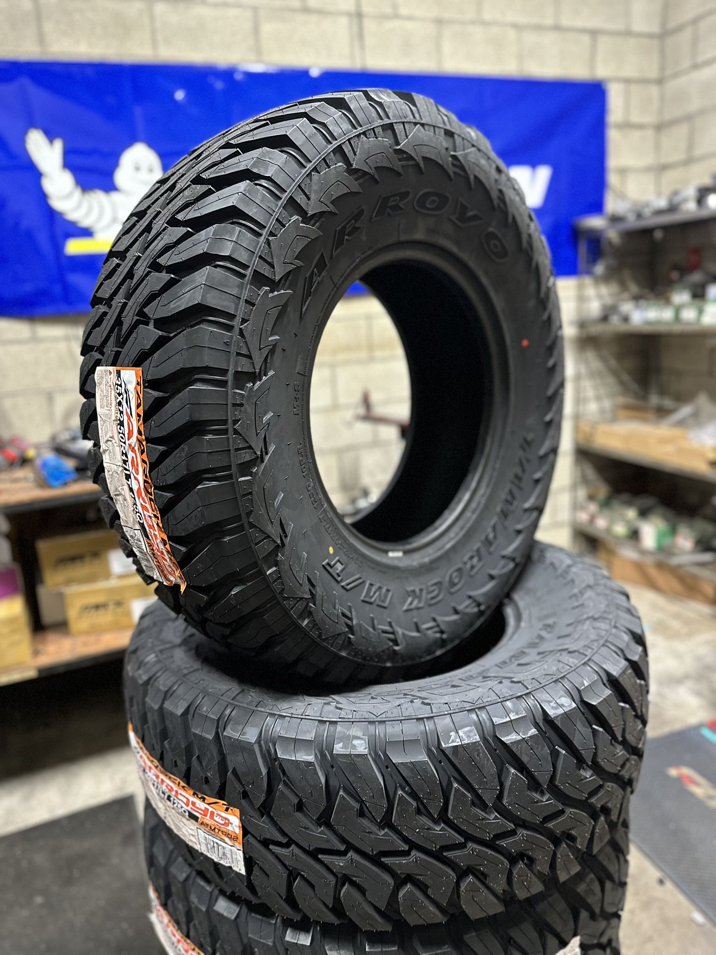 4 Arroyo Tamarock R/T LT35X12.50R17 Tires – 35x12.50R17, Load Range F, 12 Ply, Rugged Terrain