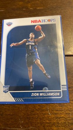 Zion Williamson NBA Hoops Rookie Card