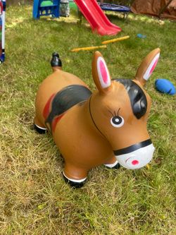 Toddler baby  bounce horse toy