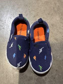 Carter Dinosaur Slip Ons