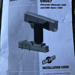 Air Lift Ride Control  Air Bags