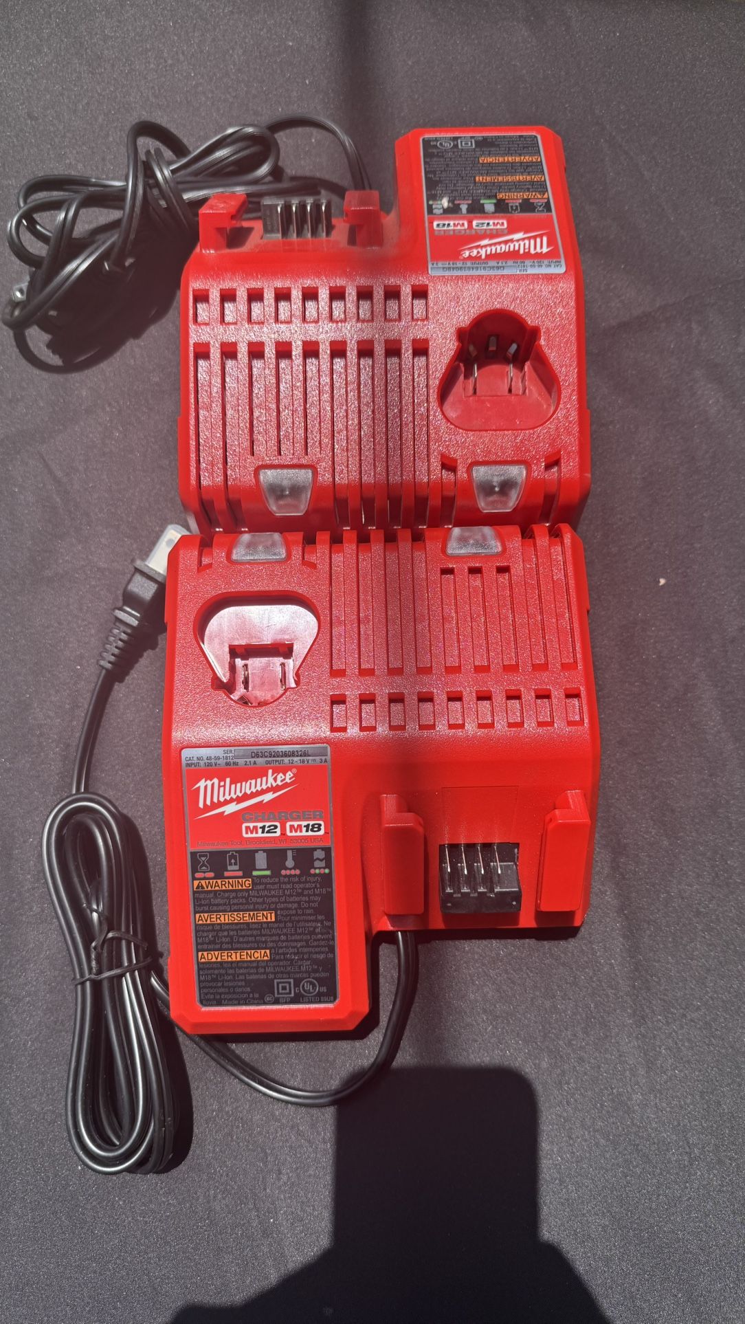 Milwaukee M12 & M18 Multi-Voltage Charger — Used