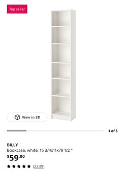 Bookcase with half Glassdoor