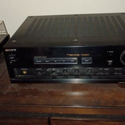 Sony TA-f606ES Intergraded Amplifier Tested Works Great Nice Phono Preamp As Well 