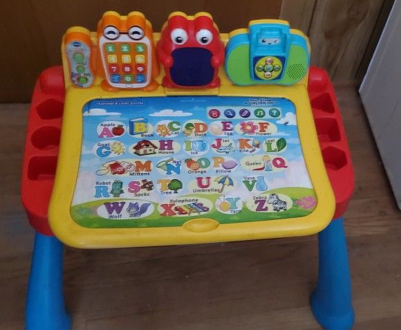 Vtech Alphabet Desk With Chalkboard