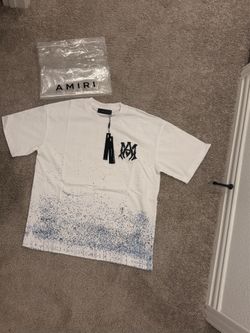 WHITE AMIRI (w paint splatter)