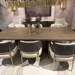 Wood Dining Table /modern Chairs / Dining Sets 🤩🤩