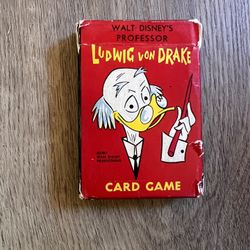 Disney Card Game - 1960