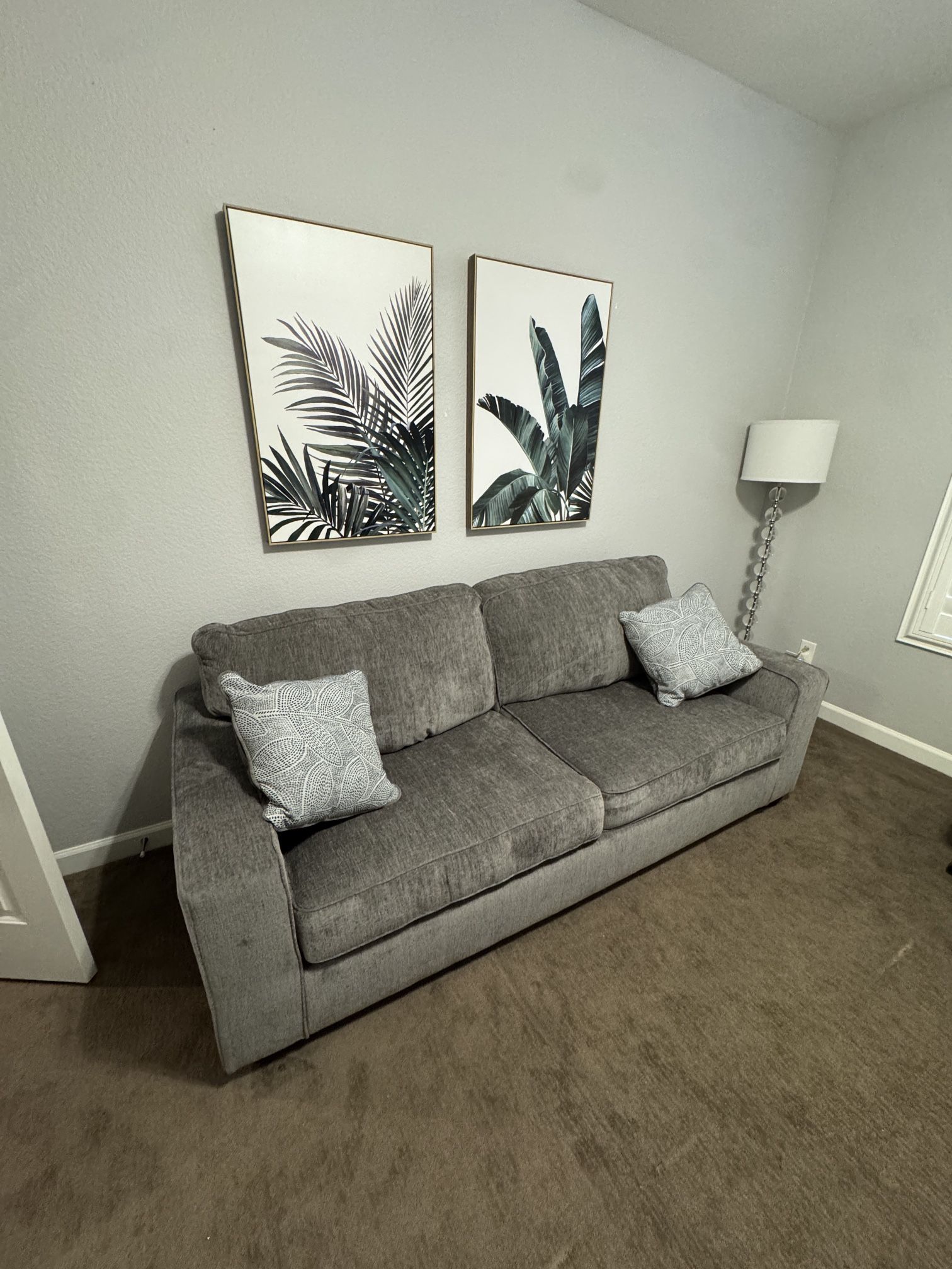 Couch With Pullout Bed- Basically New