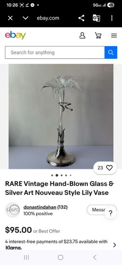 Vintage vase $75