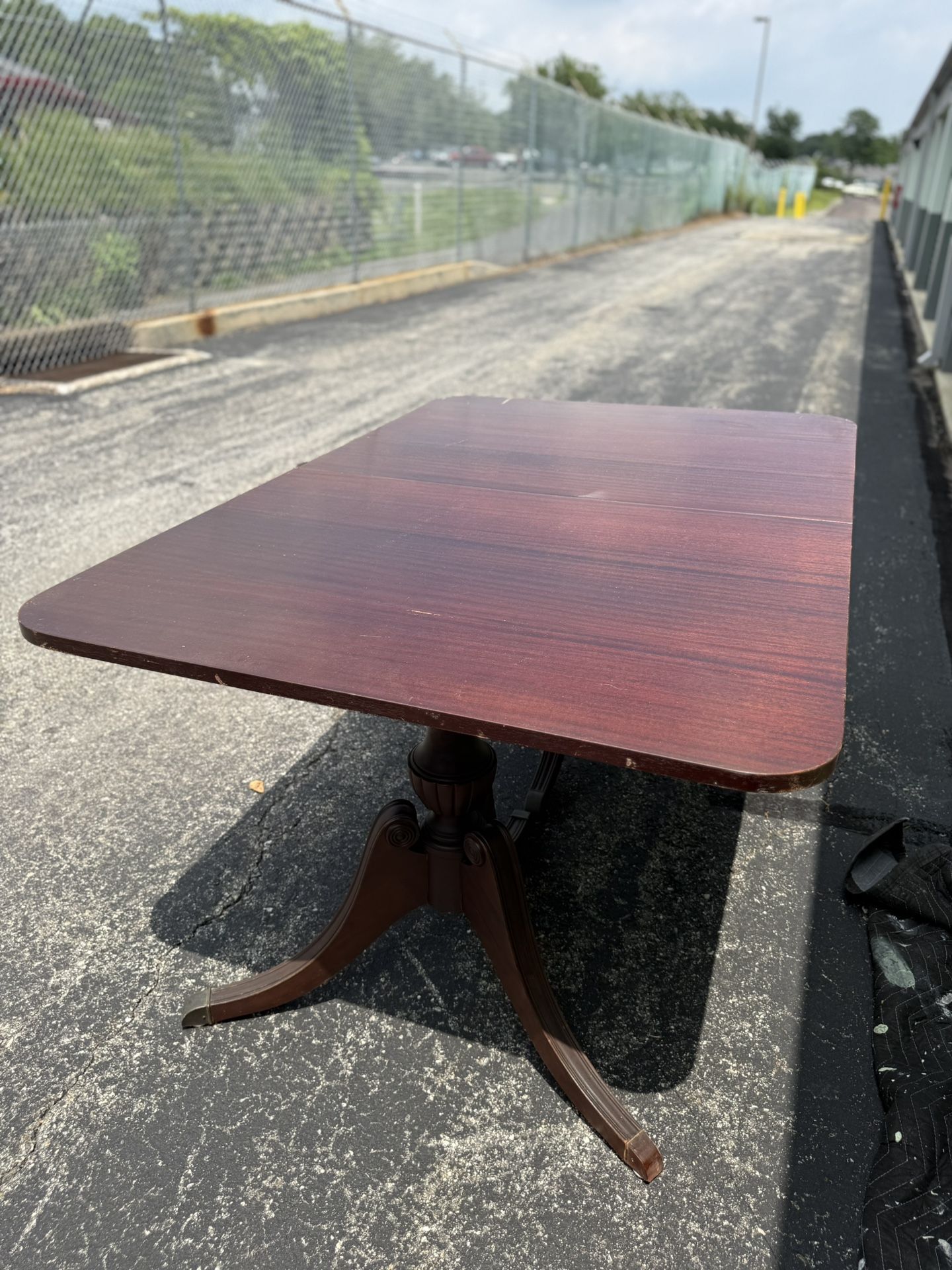 Dining Table, Chairs, and Mirror