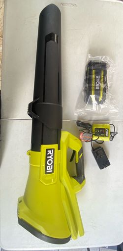 40V 120 MPH 550 CFM Cordless Battery Leaf Blower With 4.0 Ah Battery and Charger