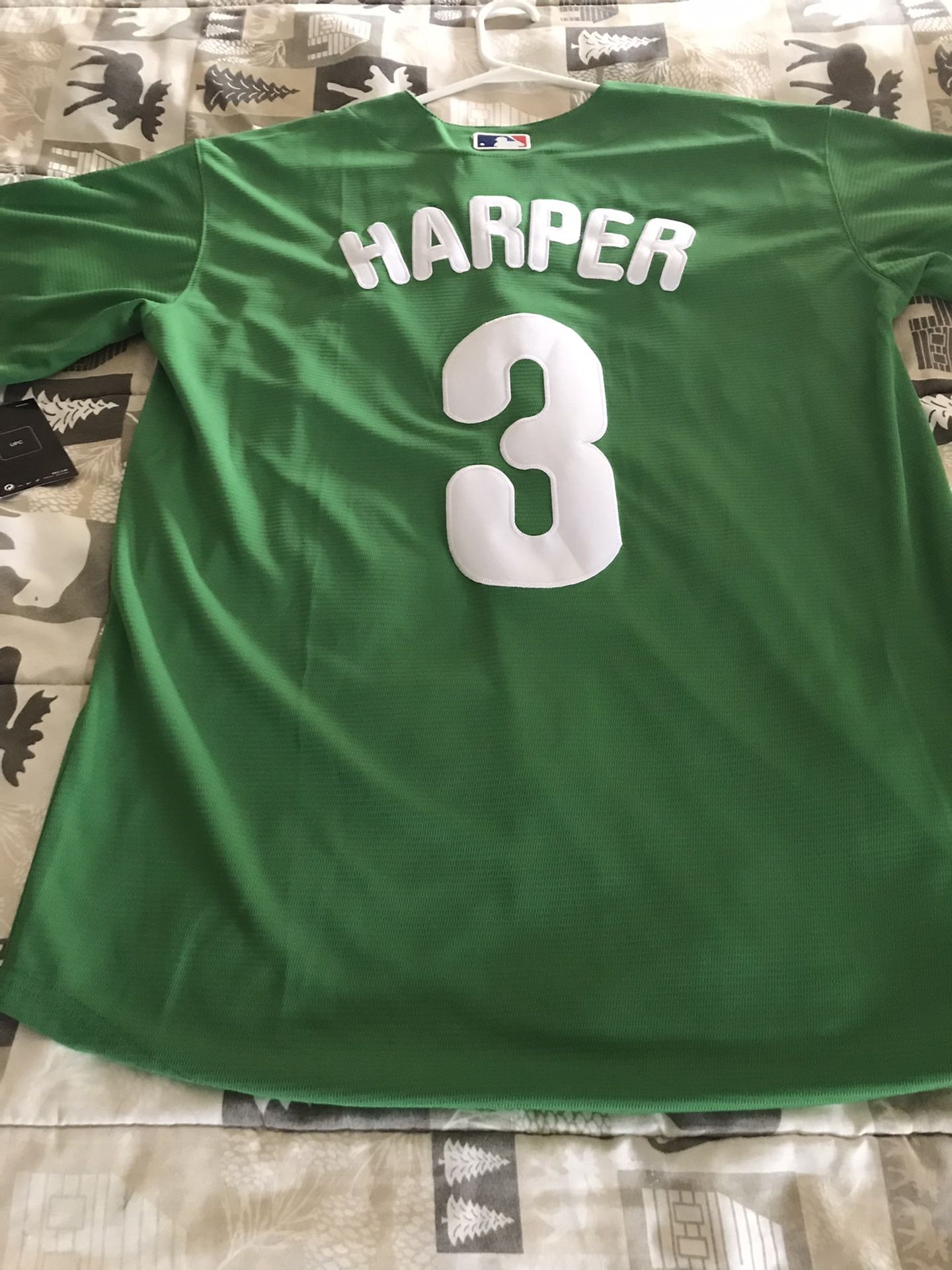 Phillies Harper Sewn Baseball Jersey