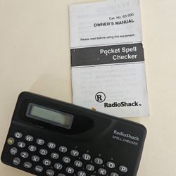 Vintage RadioShack Pocket Spell Checker 