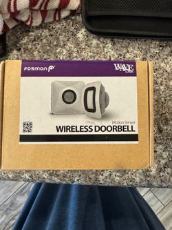 Motion door sensor with receiver