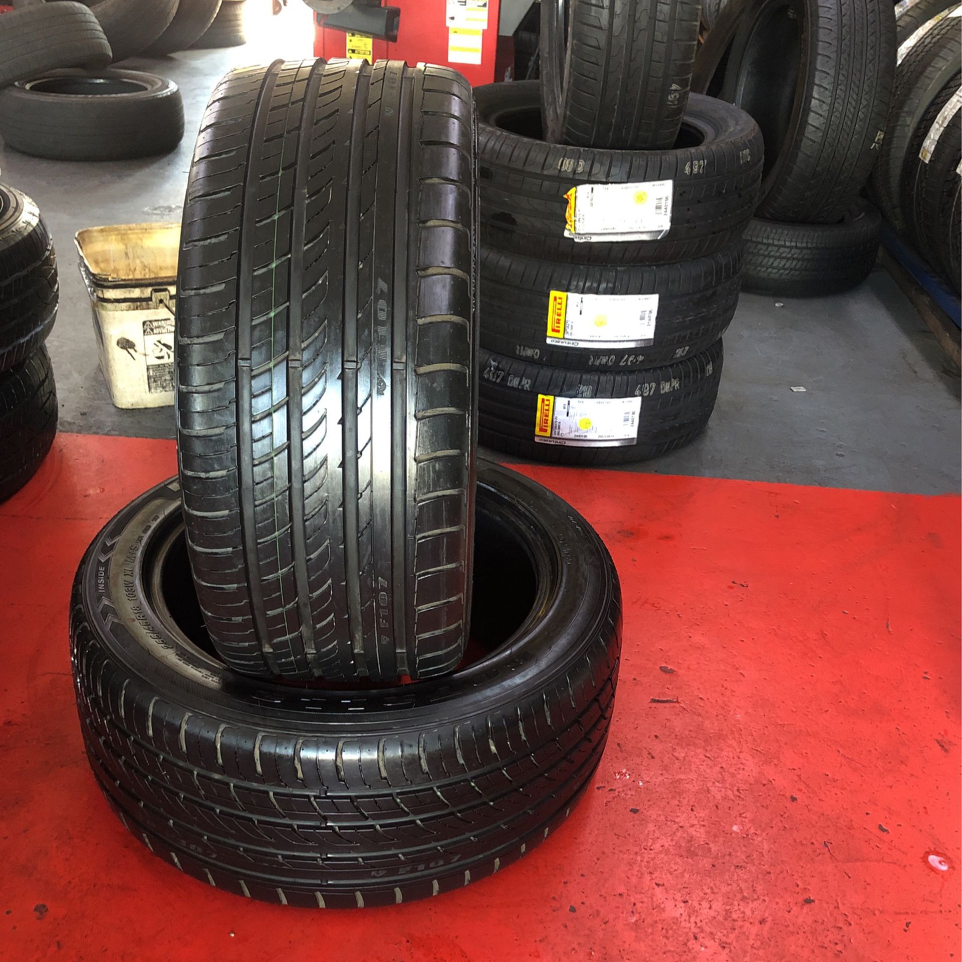 2 Used 255/45-18 Tires 