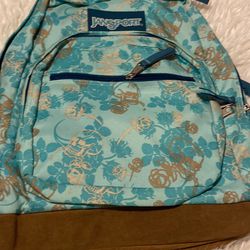 Jansport Flowered Backpack