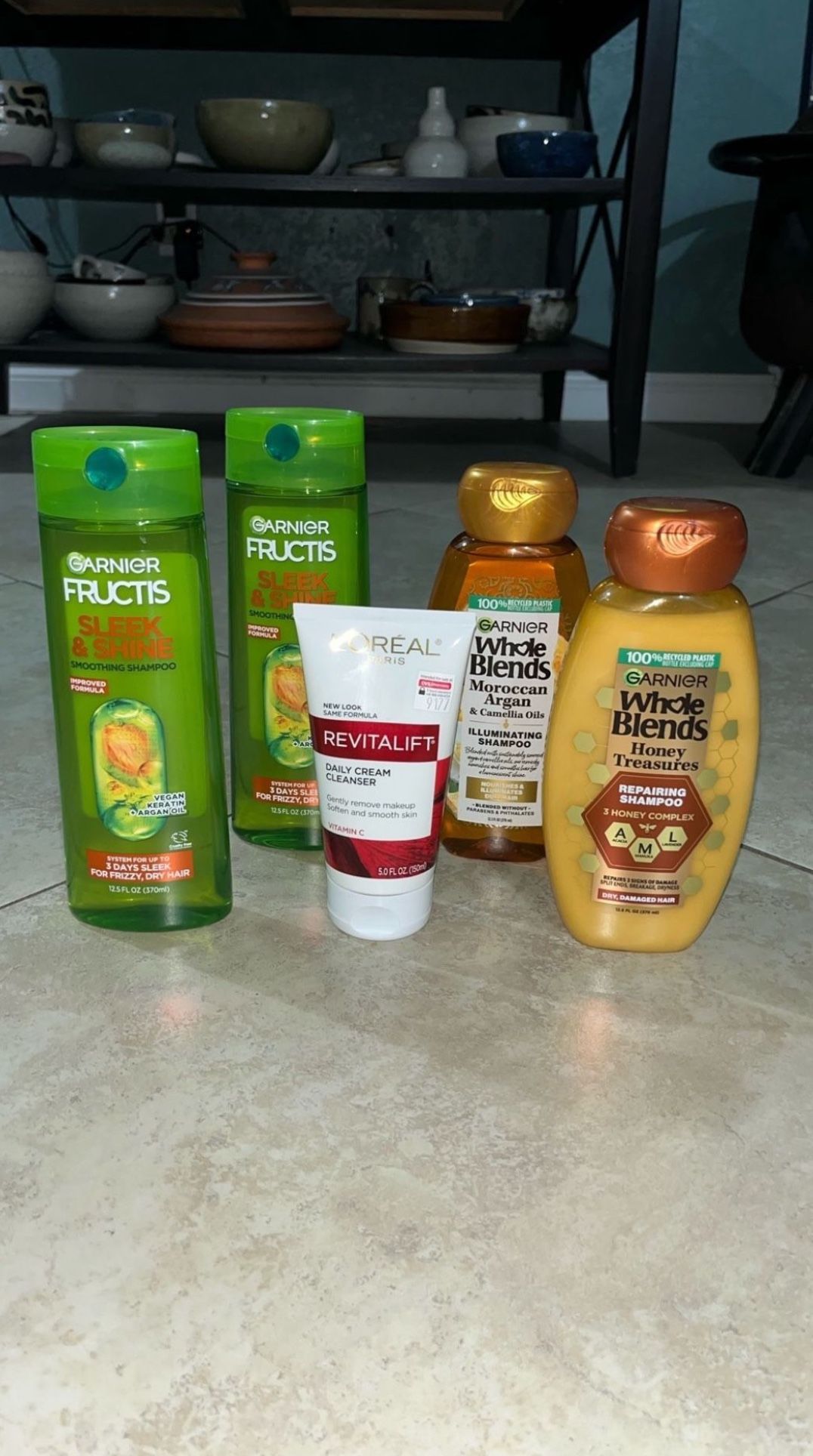Garnier Whole Blends Shampoos, Garnier Fructis Shampoos, Loreal Cleanser