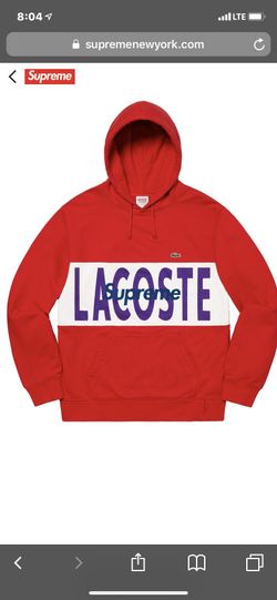 Supreme/Lacoste hoodie