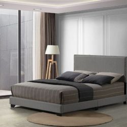 QUEEN BED FRAME BOXSPRING REQUIRED MATTRES SOLD SEPARATELY NEW IN BOX ☎️ 1714586,2564