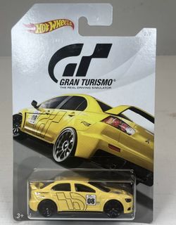 Hot Wheels 2016 - MITSUBISHI LANCER EVOLUTION Yellow Grand Turismo Hc 1