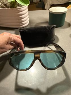 Tom Ford BRONSON FT 1044 Striped Brown/Blue Sunglasses