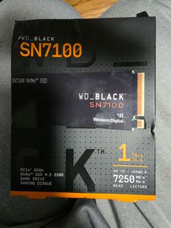 SanDisk WD_BLACK SN7100 WDS100T4X0E-00CJA0 1 TB Solid State Drive - M.2 2280 Internal - PCI Express NVMe (