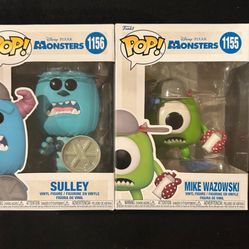 Monsters Inc Funko Pops