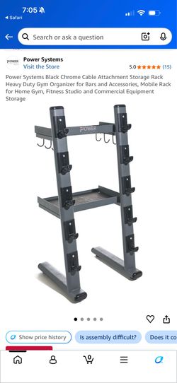 Black Chrome cable attachment bar