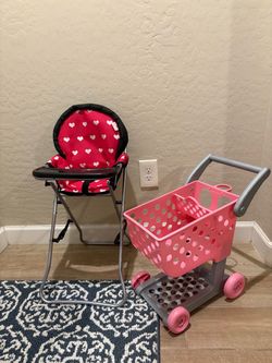 Kids High hair and Shopping Cart